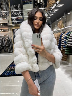 CHINCHILLA FUR JACKET 