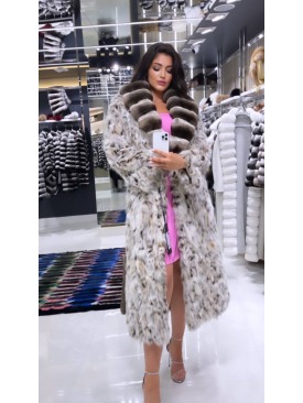 LYNX & CHINCHILLA FUR JACKET