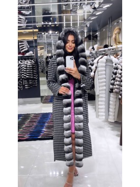 CHINCHILLA & ALPACA FUR JACKET
