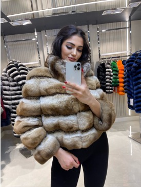 CHINCHILLA FUR JACKET 