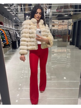 CHINCHILLA FUR JACKET 
