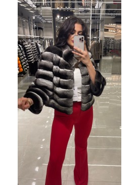 CHINCHILLA FUR JACKET 