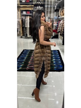 SABLE FUR VEST
