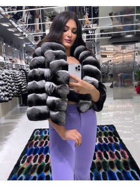 CHINCHILLA FUR JACKET 