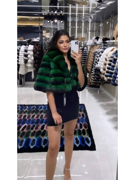 CHINCHILLA FUR JACKET