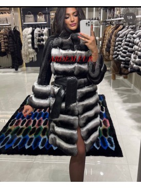 CHİNCHİLLA AND PHYTON JACKET