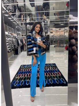 CHINCHILLA FUR JACKET 