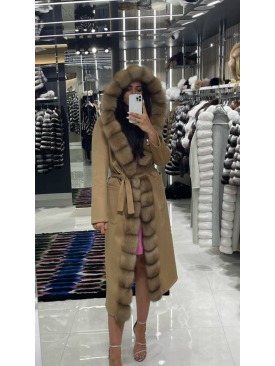 MARTEN FUR & ALPACA JACKET 