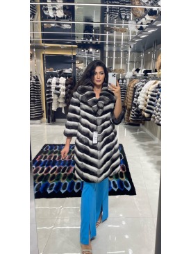 CHINCHILLA FUR JACKET