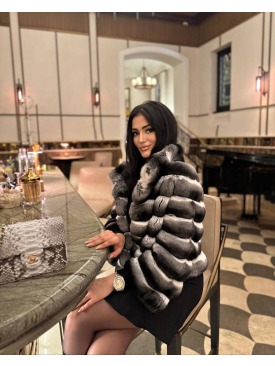 CHINCHILLA FUR JACKET
